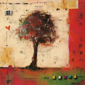 Sonja Kobrehel   Tree II Kunstdruk 70x70cm | Yourdecoration.be