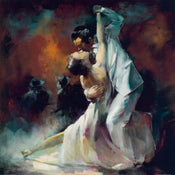 Willem Haenraets   Tango Argentino I Kunstdruk 70x70cm | Yourdecoration.be