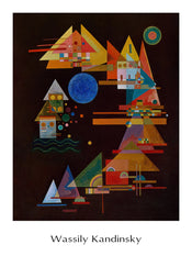 Wassily Kandinsky   Spitzen im Bogen, 1927 Kunstdruk 60x80cm | Yourdecoration.be