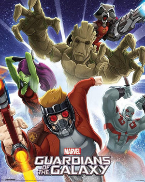 Pyramid Guardians Of The Galaxy Burst Poster 40x50cm | Yourdecoration.be