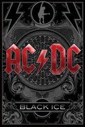 Pyramid AC DC Black Ice Poster 61x91,5cm | Yourdecoration.be