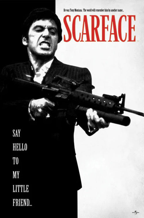 pyramid pp32598 scarface say hello to my little friend poster 61x91 5cm | Yourdecoration.be