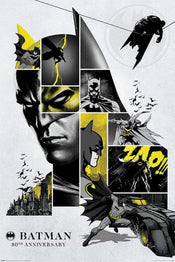 Pyramid Batman 80th Anniversary Poster 61x91,5cm | Yourdecoration.be