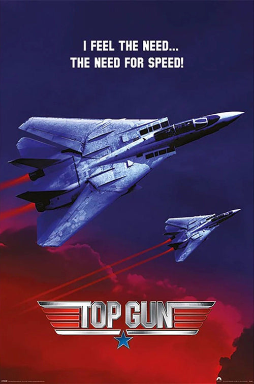 pyramid pp34631 top gun the need for speed poster 61x91 5cm | Yourdecoration.be