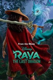 Pyramid Raya and the Last Dragon Warrior in the Wild Poster 61x91,5cm | Yourdecoration.be