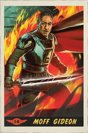 Pyramid Star Wars The Mandalorian Moff Gideon Card Poster 61x91,5cm | Yourdecoration.be