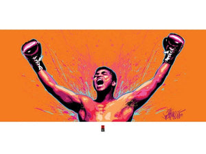 Pyramid Muhammad Ali Loud Kunstdruk 60x80cm | Yourdecoration.be