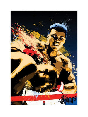 Pyramid Muhammad Ali Sting Petruccio Kunstdruk 60x80cm | Yourdecoration.be