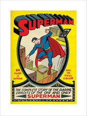 Pyramid Superman No 1 Kunstdruk 60x80cm | Yourdecoration.be