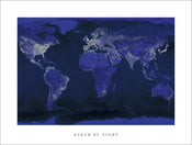 Pyramid Earth by Night Kunstdruk 60x80cm | Yourdecoration.be