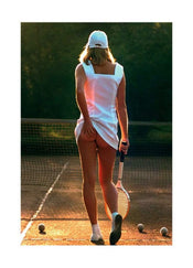 Pyramid Tennis Girl Kunstdruk 60x80cm | Yourdecoration.be