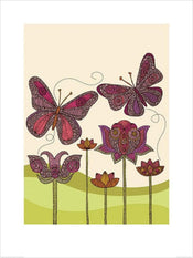 Pyramid Valentina Ramos Butterflies Kunstdruk 60x80cm | Yourdecoration.be