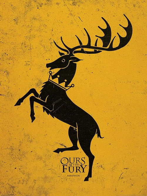 Pyramid Game of Thrones Baratheon Kunstdruk 60x80cm | Yourdecoration.be