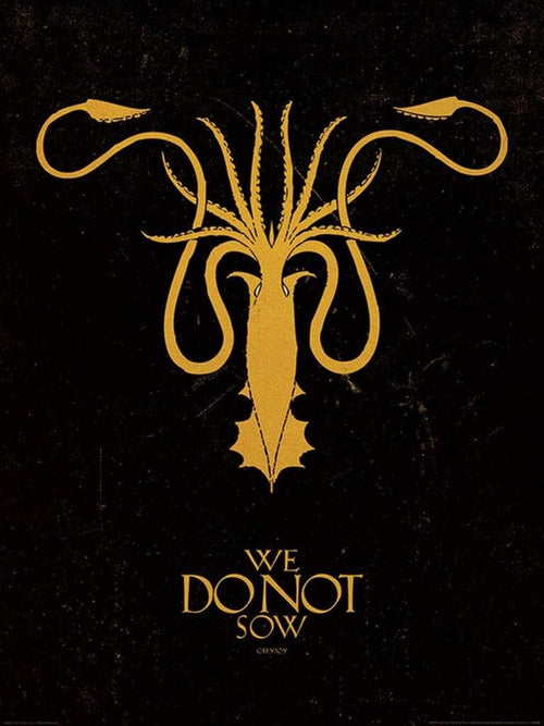 Pyramid Game of Thrones Greyjoy Kunstdruk 60x80cm | Yourdecoration.be