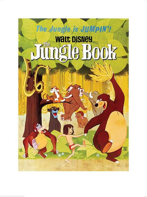 Pyramid The Jungle Book Jumpin Kunstdruk 60x80cm | Yourdecoration.be