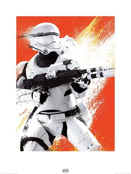 Pyramid Star Wars Episode VII Flametrooper Paint Kunstdruk 60x80cm | Yourdecoration.be