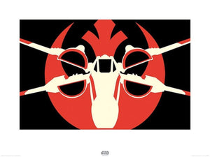 Pyramid Star Wars Episode VII XWing Pop Art Kunstdruk 60x80cm | Yourdecoration.be