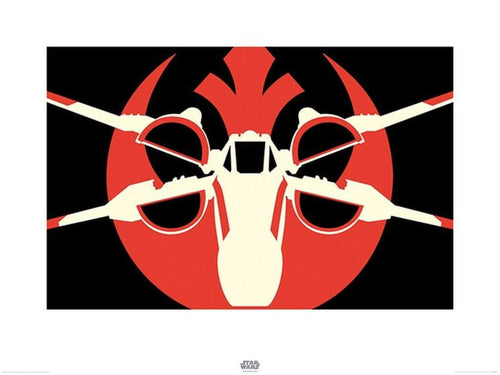 Pyramid Star Wars Episode VII XWing Pop Art Kunstdruk 60x80cm | Yourdecoration.be