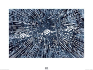 Pyramid Star Wars Episode VII TIE Fighters Kunstdruk 60x80cm | Yourdecoration.be