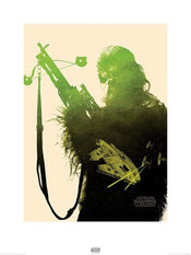 Pyramid Star Wars Episode VII Chewbacca Tri Kunstdruk 60x80cm | Yourdecoration.be