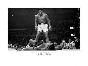 Pyramid Muhammad Ali Commemorative Ali Vs Liston Kunstdruk 60x80cm | Yourdecoration.be