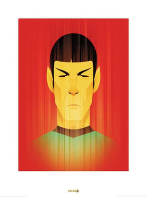 Pyramid Star Trek Beaming Spock 50th Anniversary Kunstdruk 60x80cm | Yourdecoration.be