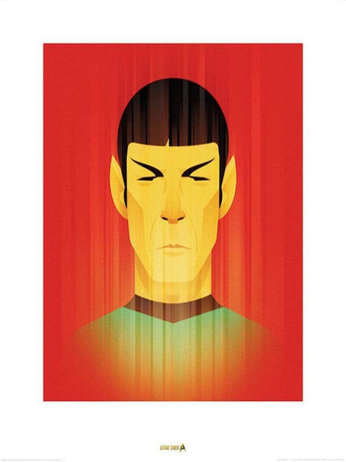 Pyramid Star Trek Beaming Spock 50th Anniversary Kunstdruk 60x80cm | Yourdecoration.be