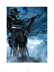 Pyramid Star Wars Rogue One Death Trooper Rain Kunstdruk 60x80cm | Yourdecoration.be