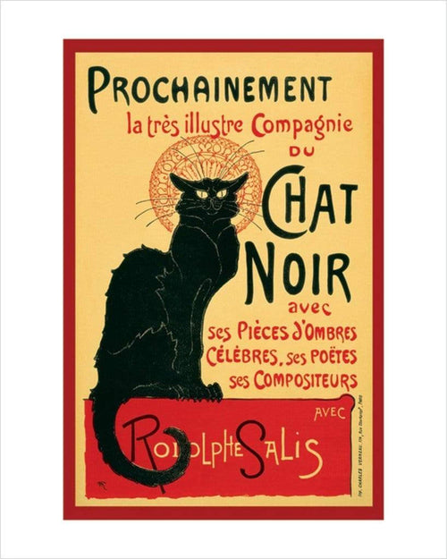 Pyramid Chat Noir Kunstdruk 40x50cm | Yourdecoration.be