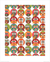 Pyramid Valentina Ramos Owls Family Kunstdruk 40x50cm | Yourdecoration.be