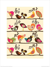 Pyramid Valentina Ramos Singing Birds Kunstdruk 30x40cm | Yourdecoration.be