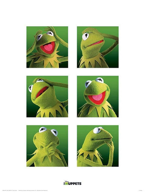 Pyramid The Muppets Kermit Boxes Kunstdruk 30x40cm | Yourdecoration.be