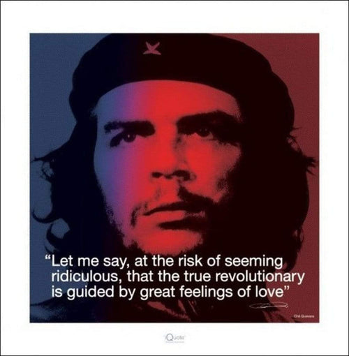 Pyramid Che Guevara iQuote Kunstdruk 40x40cm | Yourdecoration.be