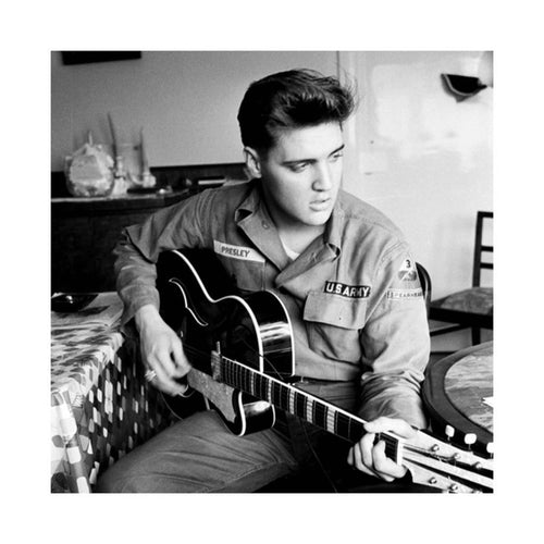 Pyramid Elvis Presley US Army Kunstdruk 40x40cm | Yourdecoration.be