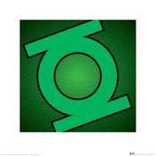 Pyramid DC Comics Green Lantern Symbol Kunstdruk 40x40cm | Yourdecoration.be