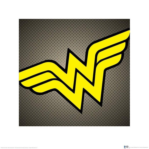 Pyramid DC Comics Wonder Woman Symbol Kunstdruk 40x40cm | Yourdecoration.be