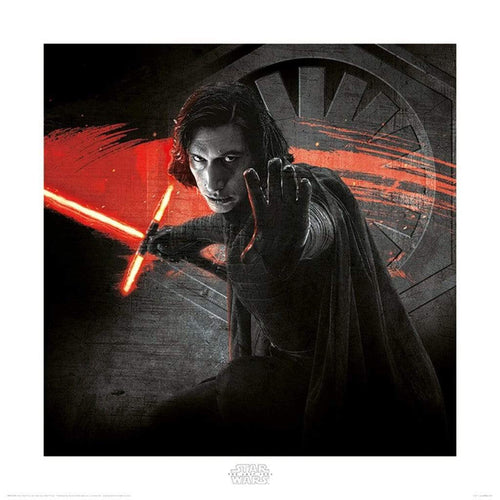 Pyramid Star Wars The Last Jedi Kylo Ren Force Kunstdruk 40x40cm | Yourdecoration.be