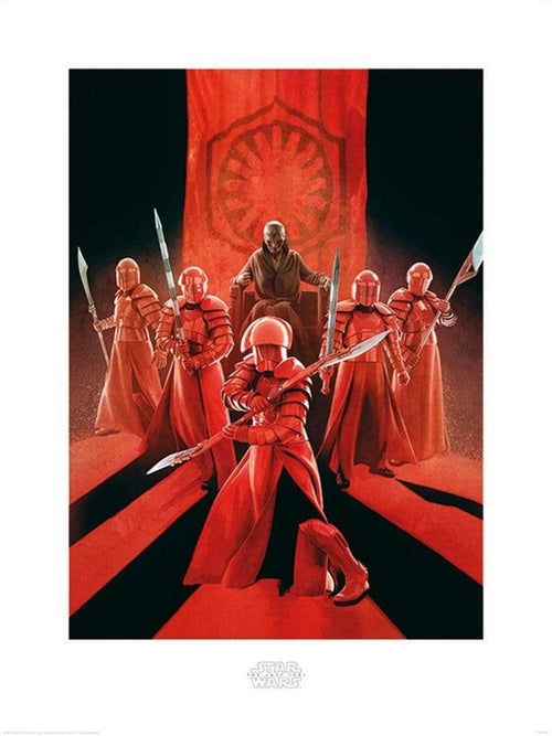 Pyramid Star Wars The Last Jedi Snoke and Elite Guards Kunstdruk 60x80cm | Yourdecoration.be