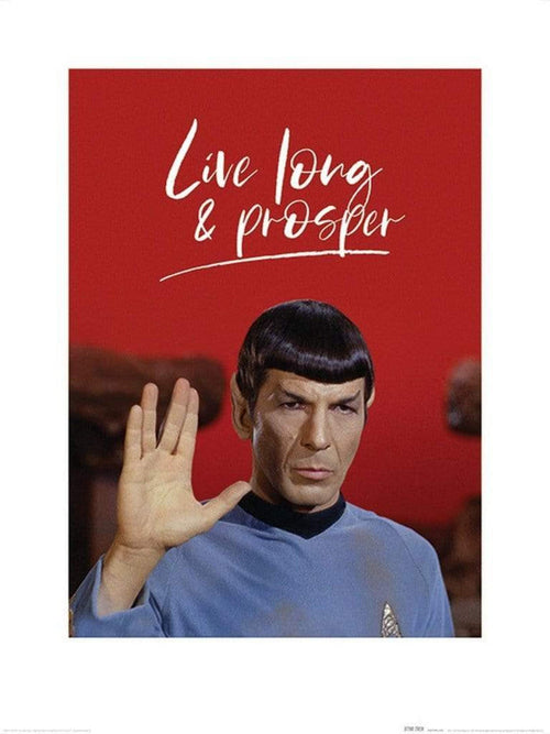 Pyramid Star Trek Live Long And Prosper Kunstdruk 60x80cm | Yourdecoration.be