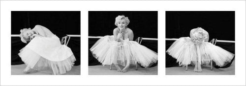 Pyramid Marilyn Monroe Ballerina Triptych Kunstdruk 33x95cm | Yourdecoration.be