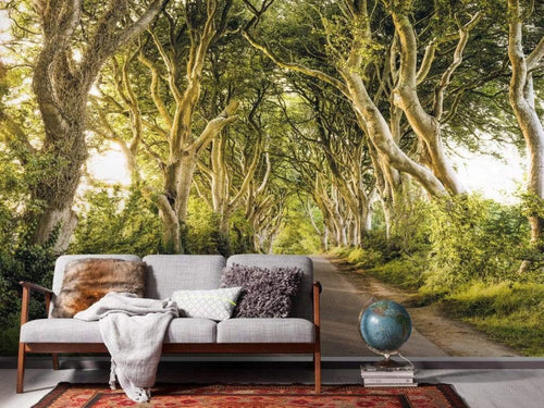 Komar Golden Hedges Vlies Fotobehang 400x250cm 4 banen Sfeer | Yourdecoration.be