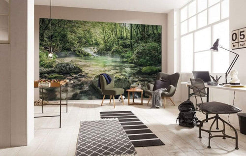 Komar Tranquil Pool Vlies Fotobehang 400x250cm 4 banen Sfeer | Yourdecoration.be