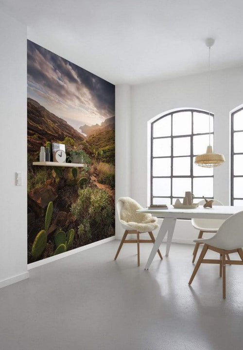 Komar Warmes Licht Vlies Fotobehang 200x280cm 4 banen Sfeer | Yourdecoration.be