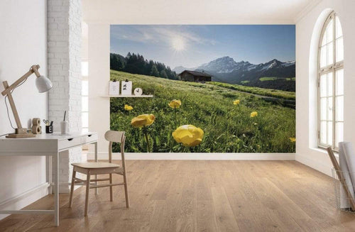 Komar AlpenglÃ¼ck Vlies Fotobehang 400x280cm 8 banen Sfeer | Yourdecoration.be