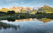 Komar AllgÃ¤u Spiegel Vlies Fotobehang 450x280cm 9 banen | Yourdecoration.be