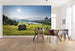 Komar Bergwiese vor Karwendel Vlies Fotobehang 450x280cm 9 banen Sfeer | Yourdecoration.be