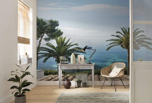 Komar Paradise View Vlies Fotobehang 450x280cm 9 banen Sfeer | Yourdecoration.be