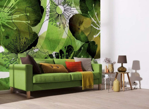 Komar Aquarell Fotobehang 350x250cm 7 banen Sfeer | Yourdecoration.be