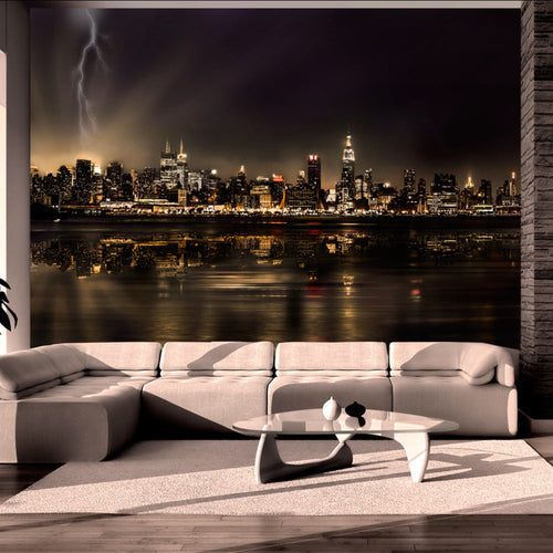 Fotobehang - Storm in New York City - Vliesbehang