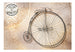 Fotobehang - Vintage Bicycles Sepia - Vliesbehang